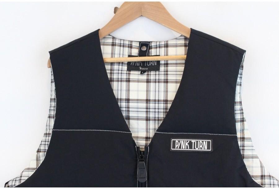 (80% 할인) PINK TURN Logo stitch patch Down zipup Pa 4