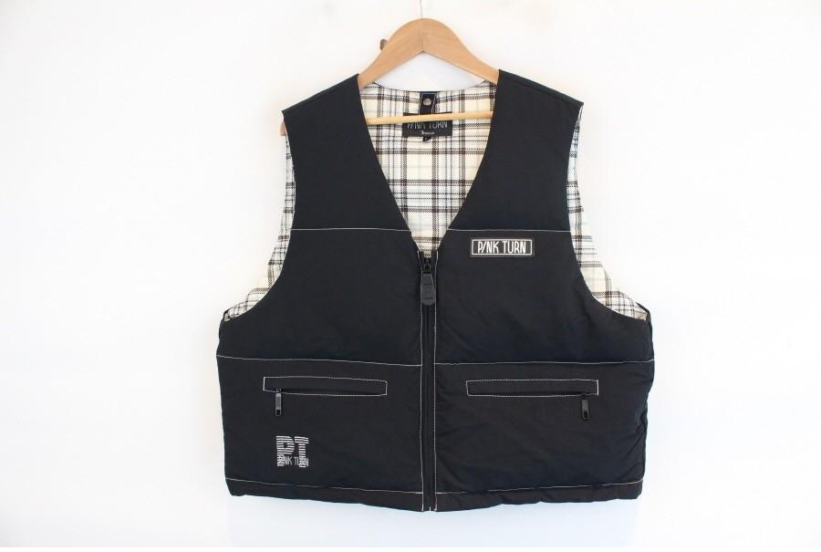 (80% 할인) PINK TURN Logo stitch patch Down zipup Pa 2