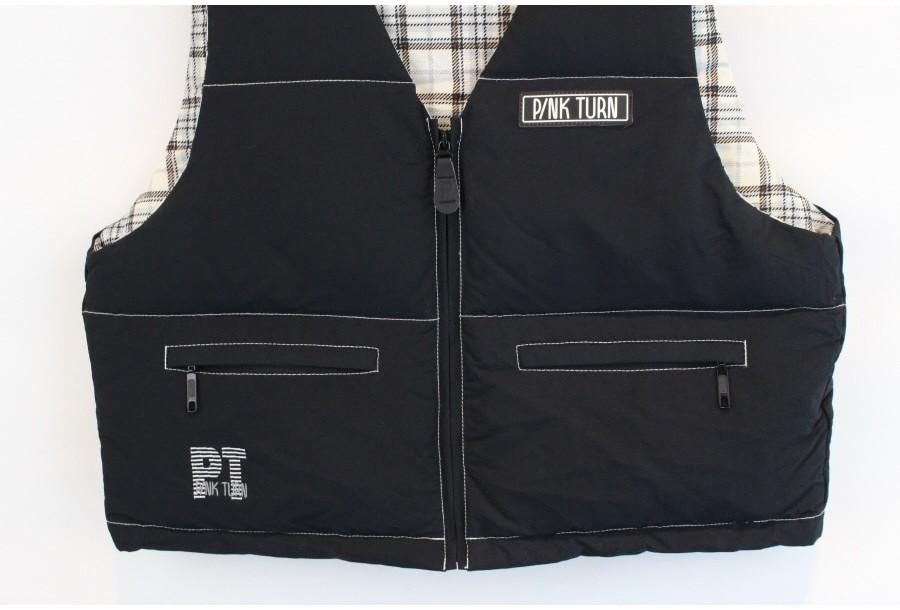 (80% 할인) PINK TURN Logo stitch patch Down zipup Pa 6
