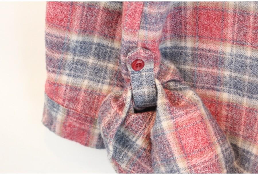 (90% 할인) Flash cotton100% check pattern shirts 10