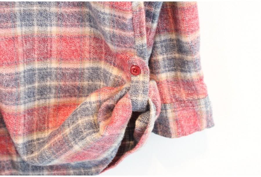 (90% 할인) Flash cotton100% check pattern shirts 11