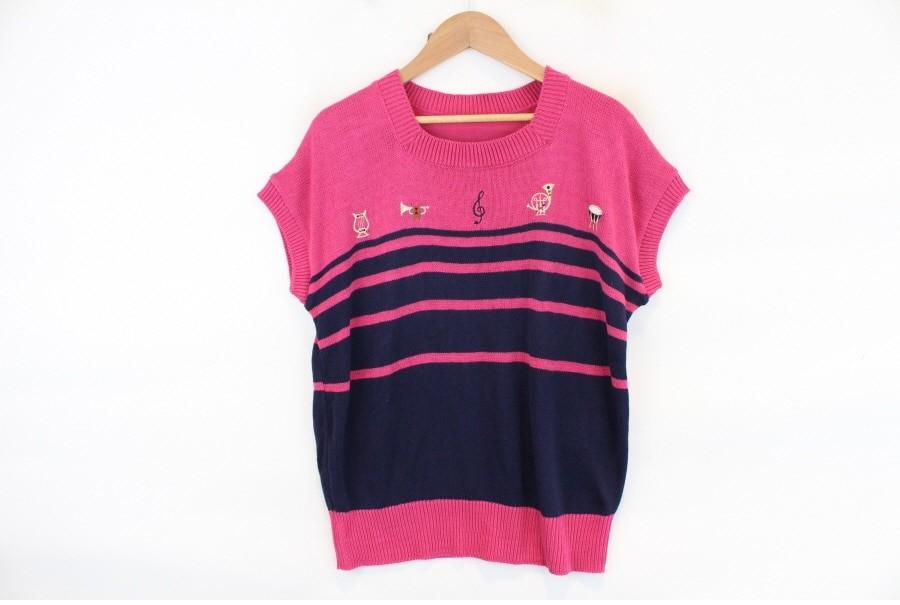 (89% 할인) TYCHEZ VINTAGE stitch pink pattern knit 2