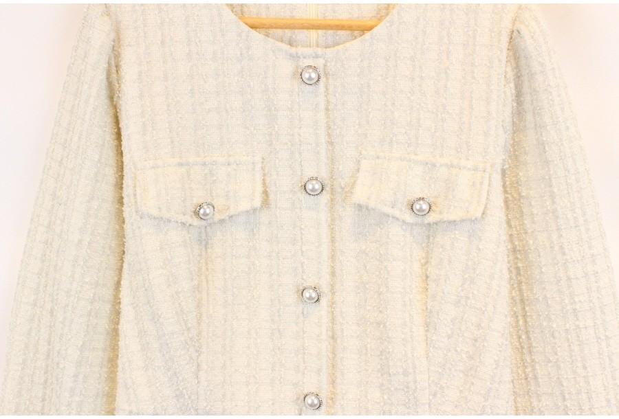(89% 할인) DAZY vintage button tweed onepiece 6