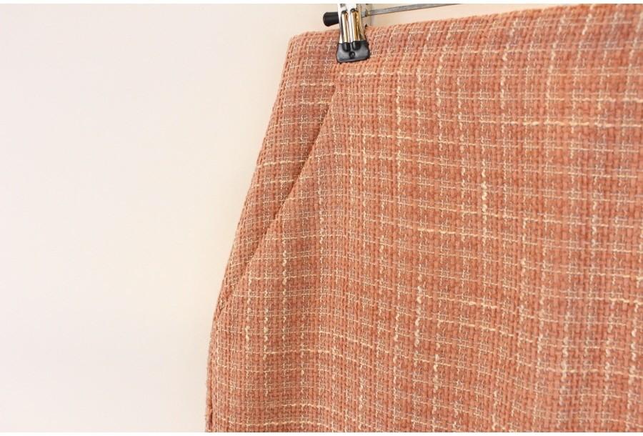 (89% 할인) INDEX pink pattern tweed skirt 7