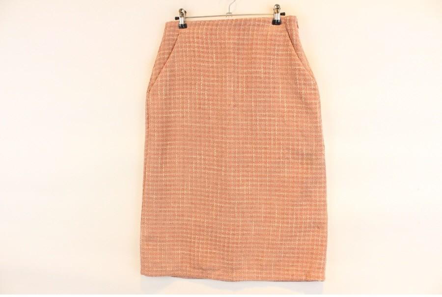 (89% 할인) INDEX pink pattern tweed skirt 2