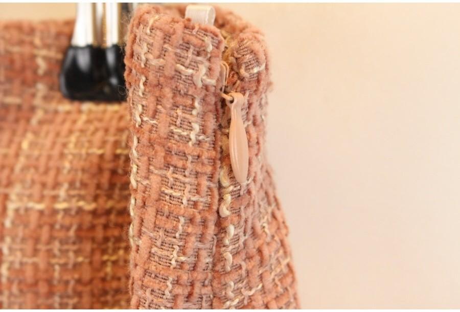 (89% 할인) INDEX pink pattern tweed skirt 9