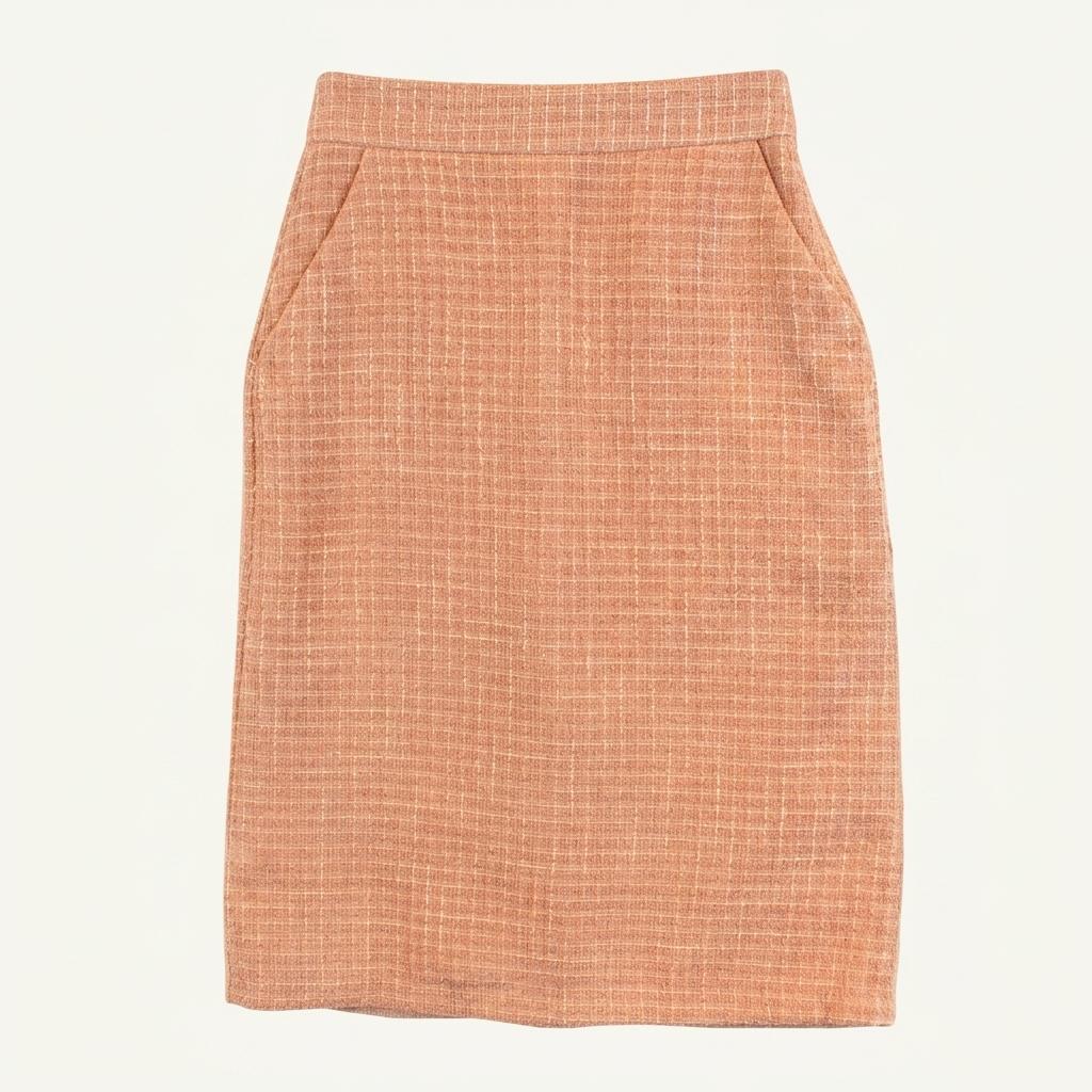 (89% 할인) INDEX pink pattern tweed skirt 1