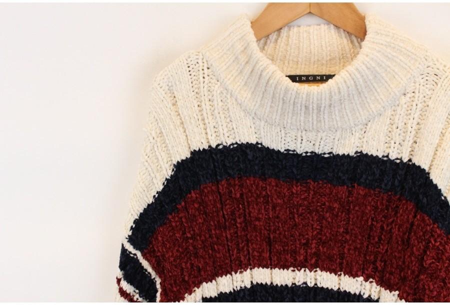 (89% 할인) INGNI color pattern knit 4