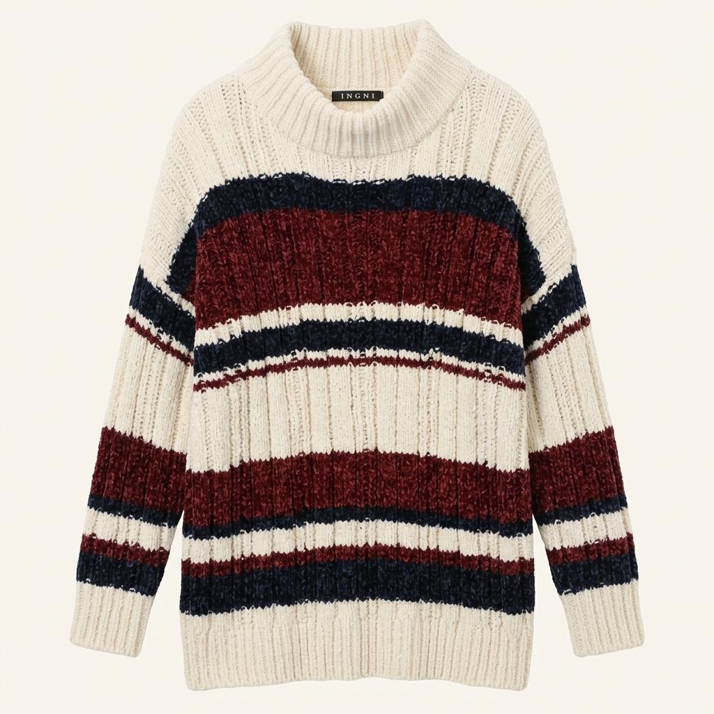 (89% 할인) INGNI color pattern knit 1