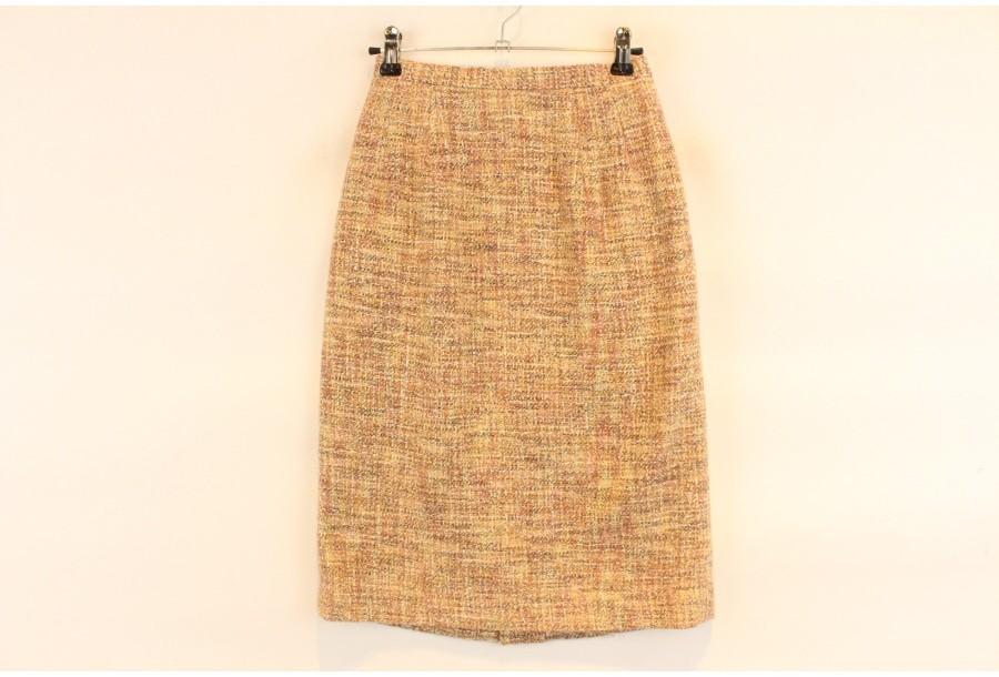 (90% 할인) BLUE BELL wool76% Tweed jacket+skirt setu 10