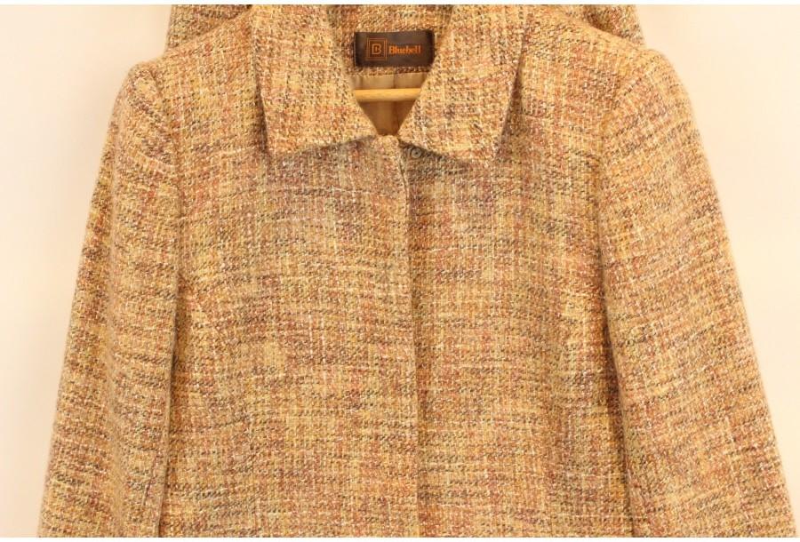 (90% 할인) BLUE BELL wool76% Tweed jacket+skirt setu 5