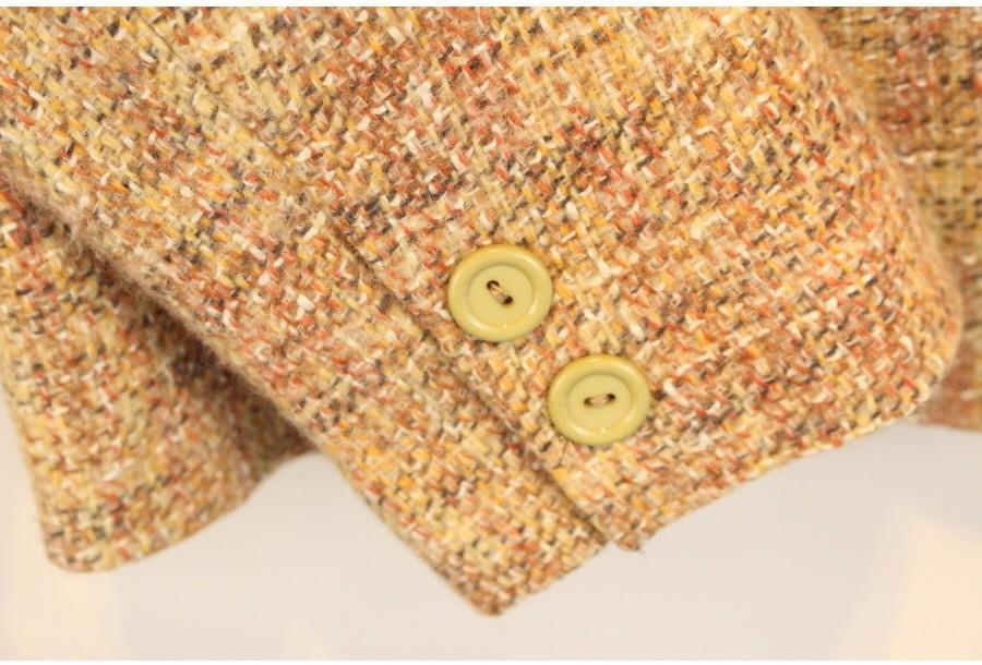 (90% 할인) BLUE BELL wool76% Tweed jacket+skirt setu 8