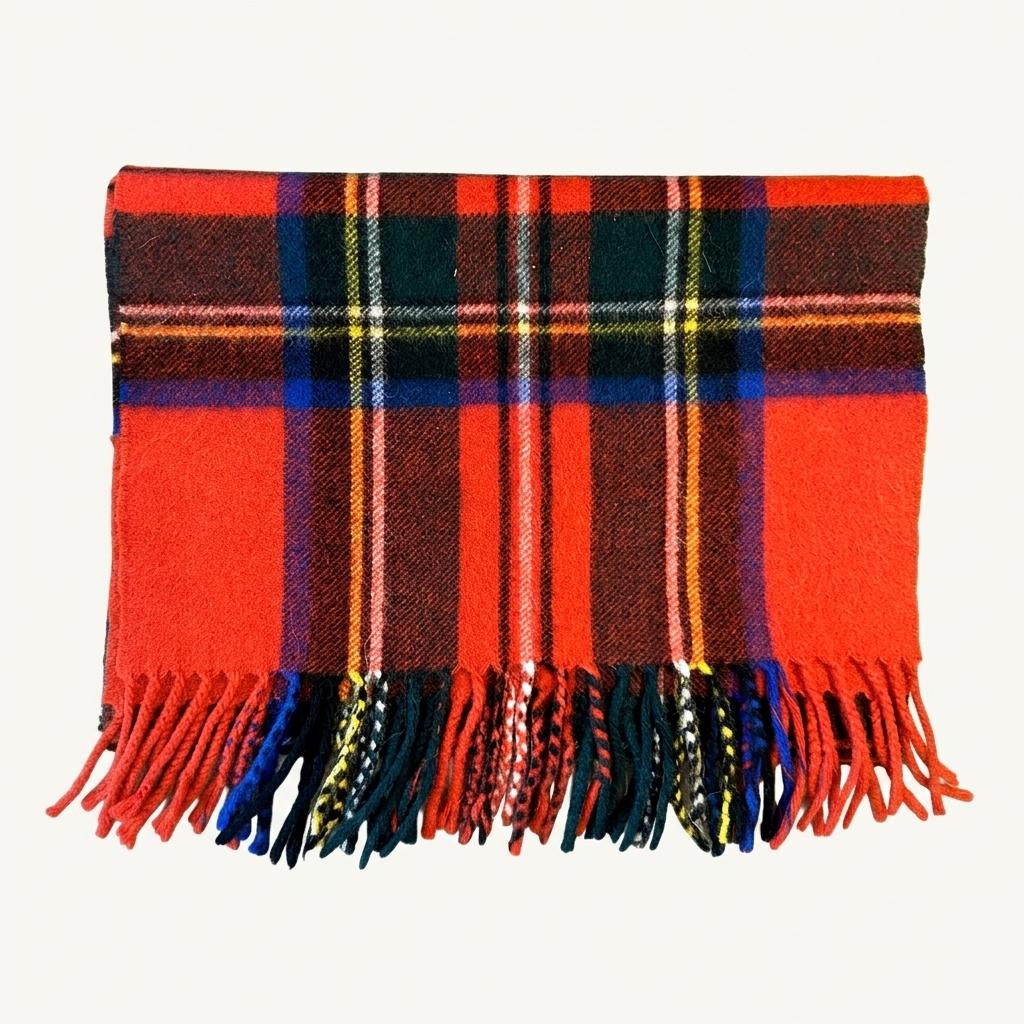 JPN basic red stripe Muffler 1