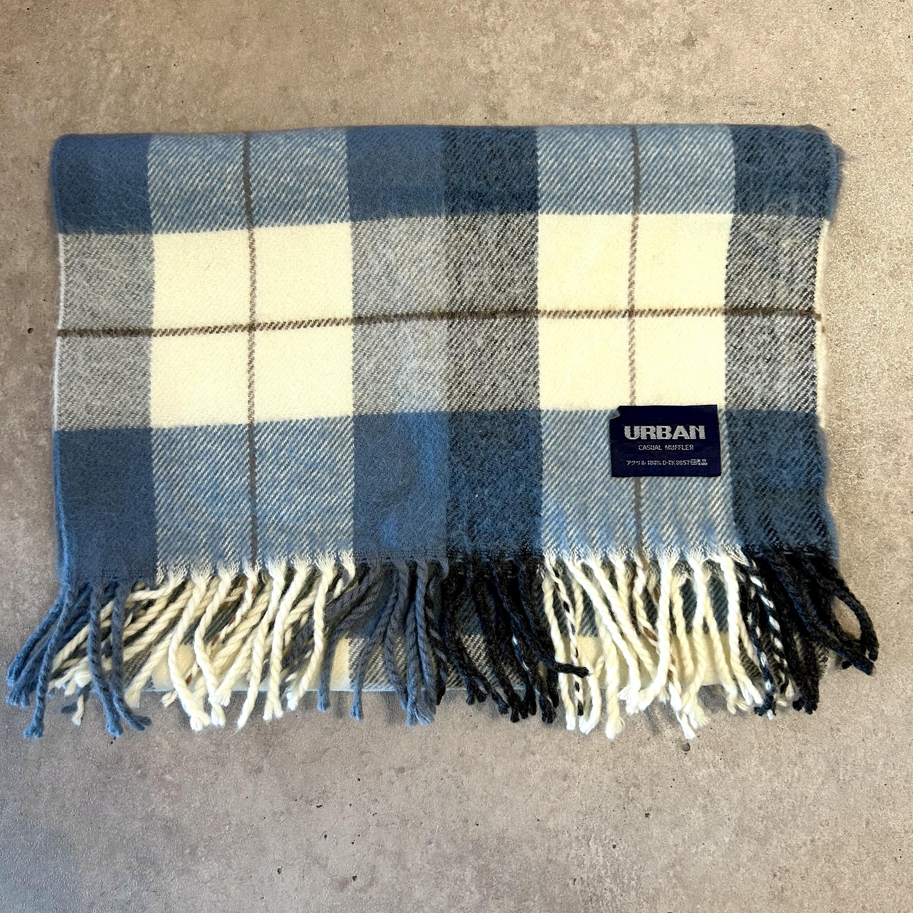 URBAN check pattern Casual Muffler 2