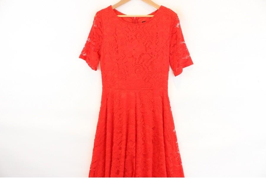 (90% 할인) Dress Tells flower pattern lace onepiece 2