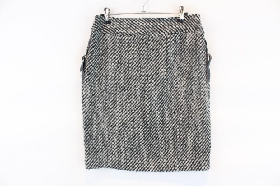 (90% 할인) LAUTREAMONT 로트레아몽 black strap skirt 2