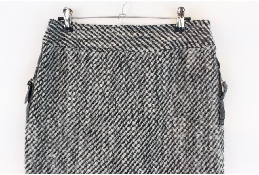 (90% 할인) LAUTREAMONT 로트레아몽 black strap skirt 4