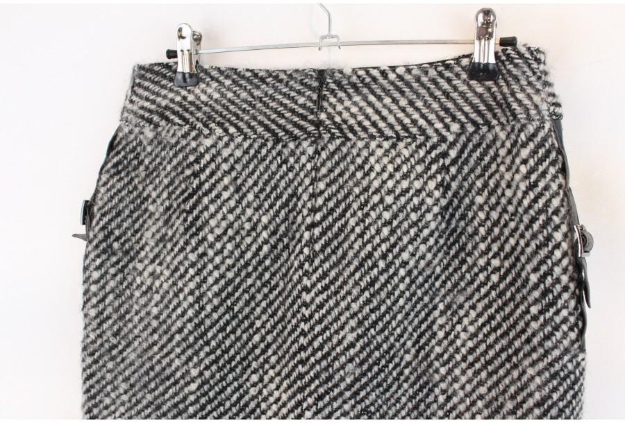 (90% 할인) LAUTREAMONT 로트레아몽 black strap skirt 8