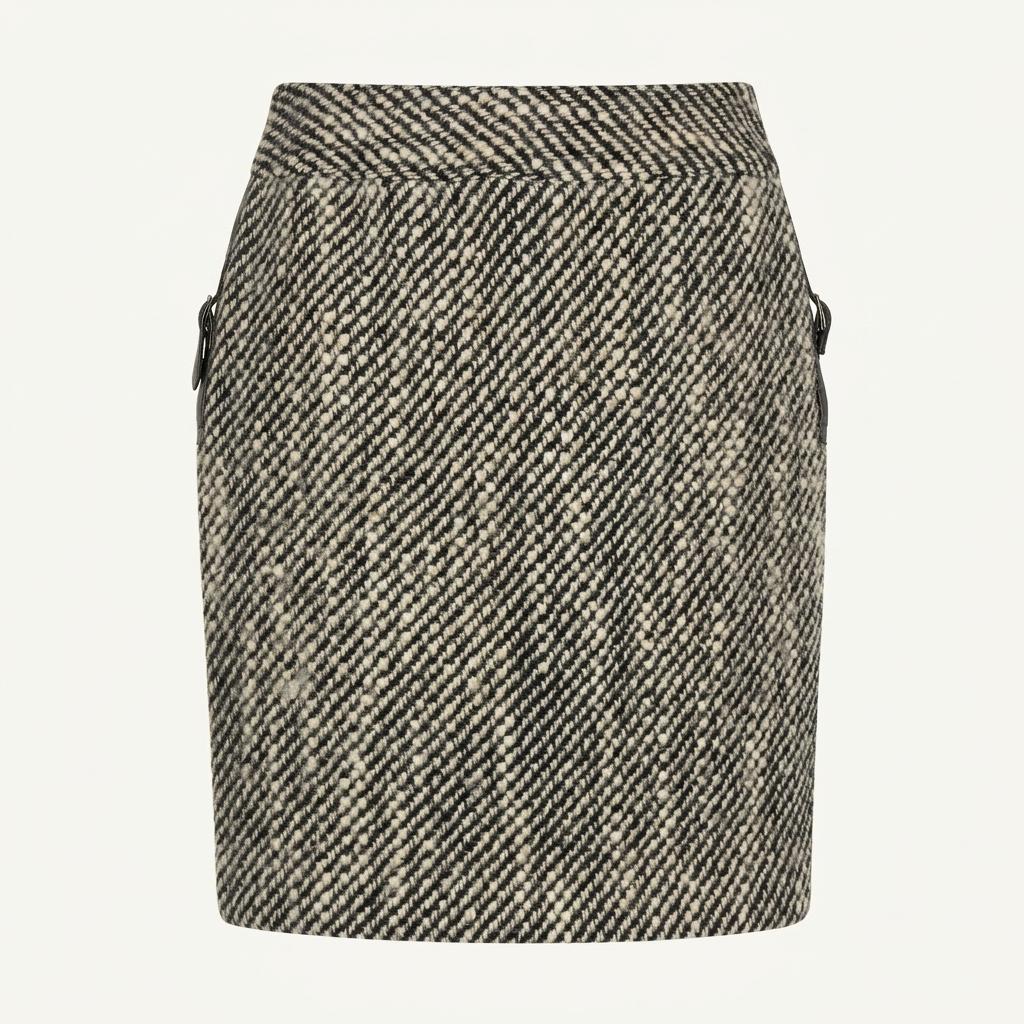 (90% 할인) LAUTREAMONT 로트레아몽 black strap skirt 1
