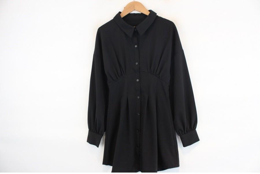 (80% 할인) RESExxY 리젝시 black color shirring blouse 2