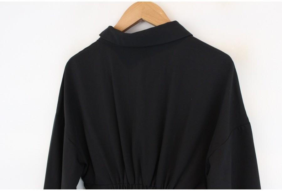 (80% 할인) RESExxY 리젝시 black color shirring blouse 11