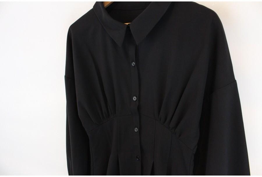 (80% 할인) RESExxY 리젝시 black color shirring blouse 9