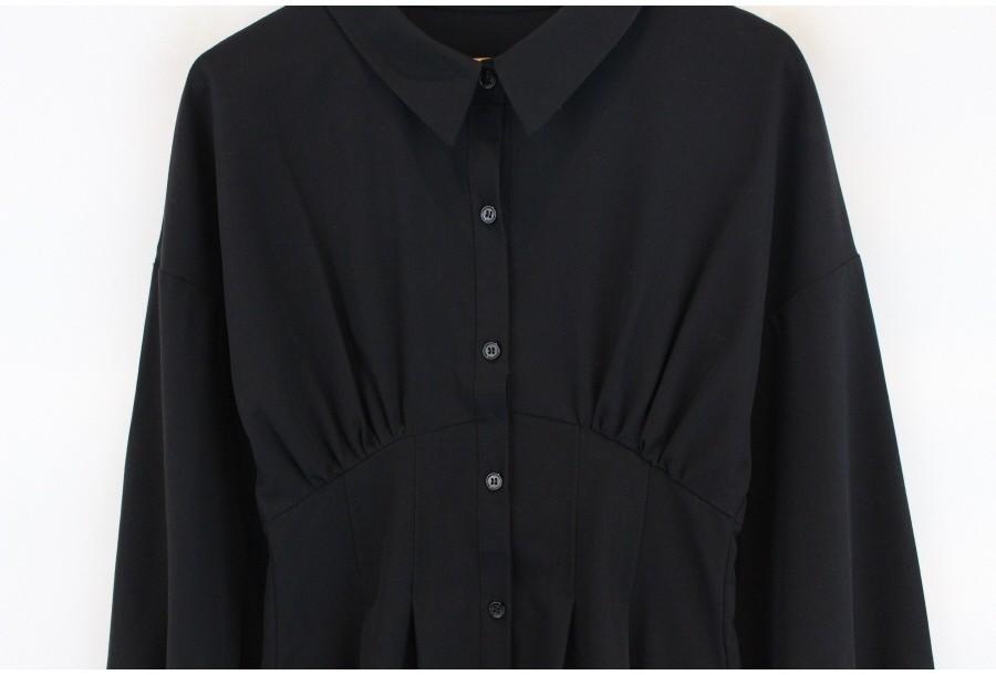 (80% 할인) RESExxY 리젝시 black color shirring blouse 5