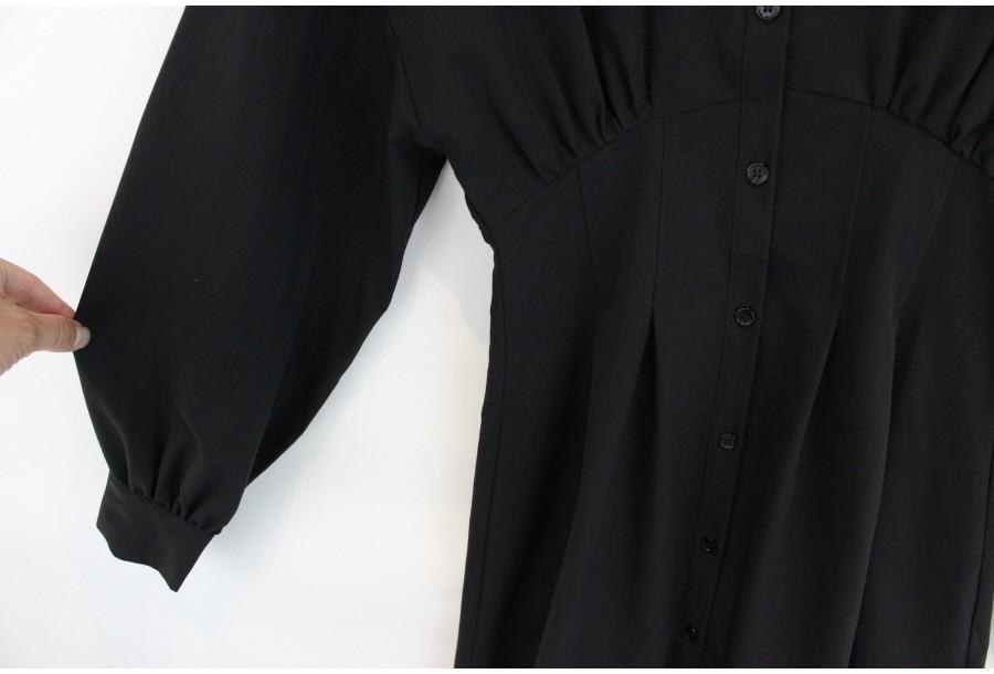 (80% 할인) RESExxY 리젝시 black color shirring blouse 8