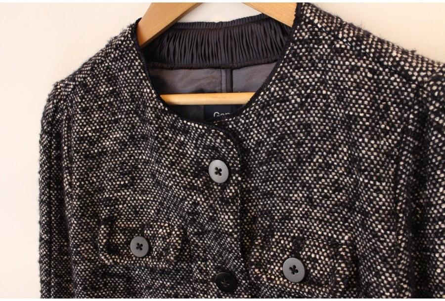 (90% 할인) GAP wool52% back string jacket 논카라 백스트링 셔 10