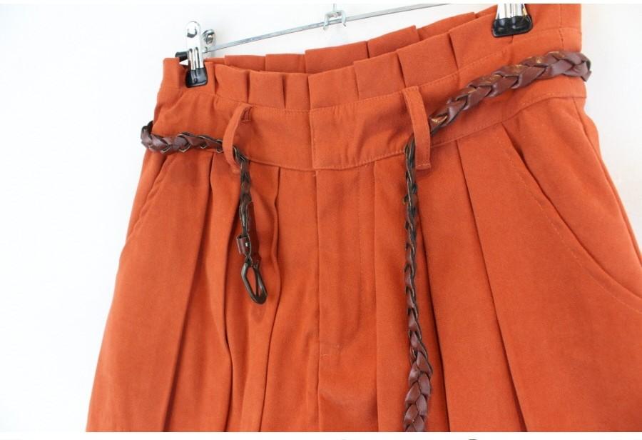 (78% 할인) ONE WAY beltid pleats shot pants 8