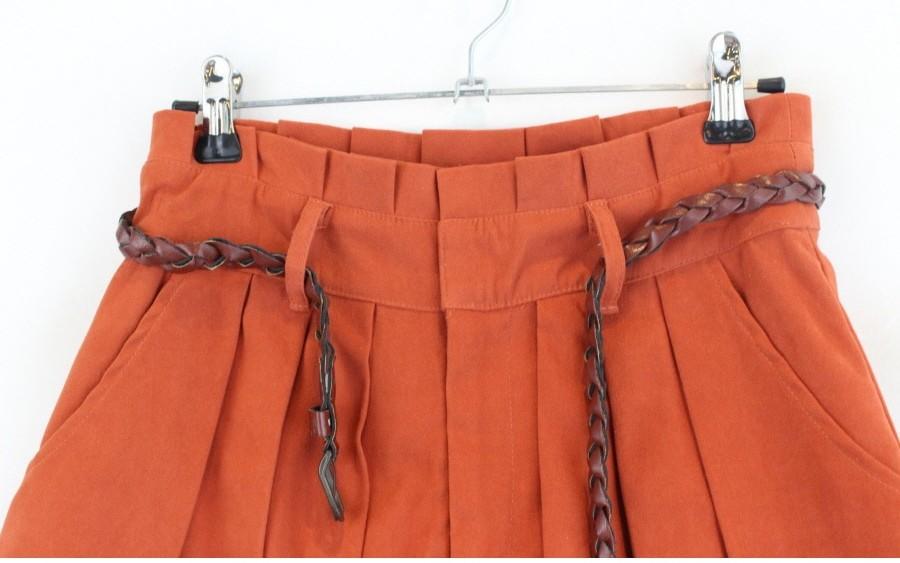 (78% 할인) ONE WAY beltid pleats shot pants 5