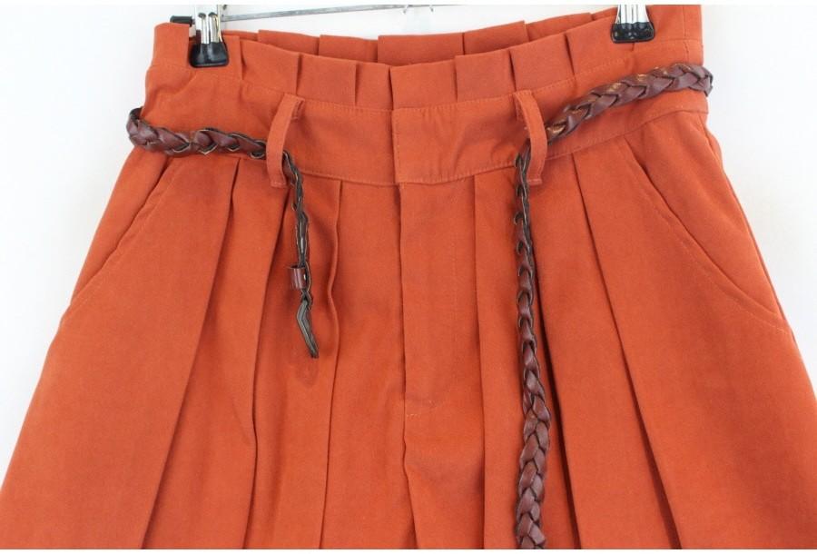 (78% 할인) ONE WAY beltid pleats shot pants 6