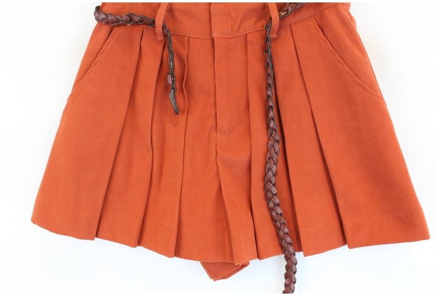 (78% 할인) ONE WAY beltid pleats shot pants 7
