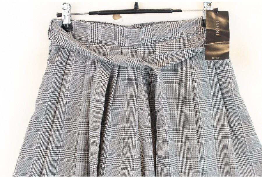 (90% 할인) INGNI glen check pattern pants 글렌체크 패턴 와이 4