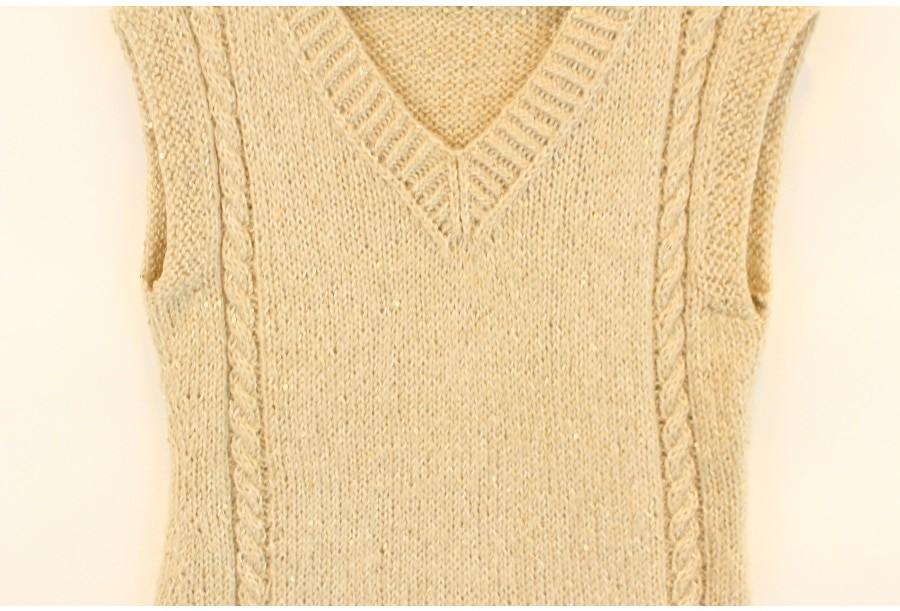 (89% 할인) TYCHEZ VINTAGE basic cable knit best 6