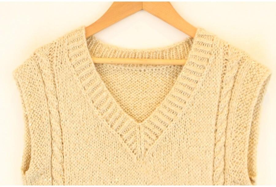 (89% 할인) TYCHEZ VINTAGE basic cable knit best 4