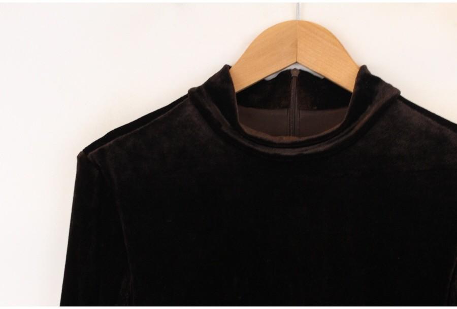 (90% 할인) Harned Rayon+Nylon dark brown onepiece 4