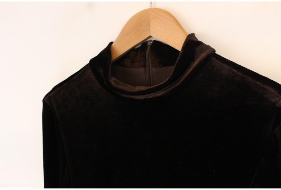 (90% 할인) Harned Rayon+Nylon dark brown onepiece 10
