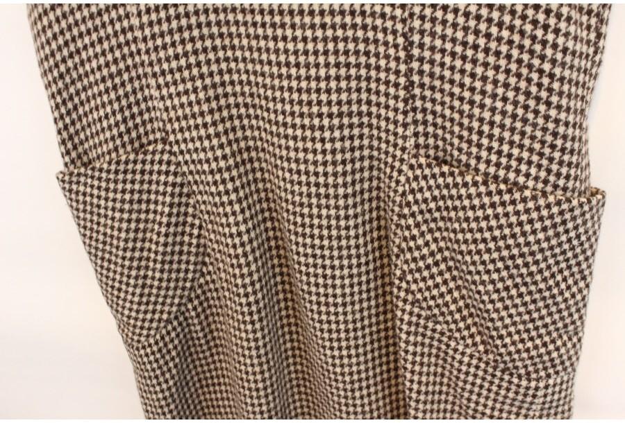 (88% 할인) TYCHEZ VINTAGE hound tooth check onepiece 7