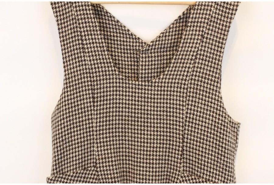 (88% 할인) TYCHEZ VINTAGE hound tooth check onepiece 4