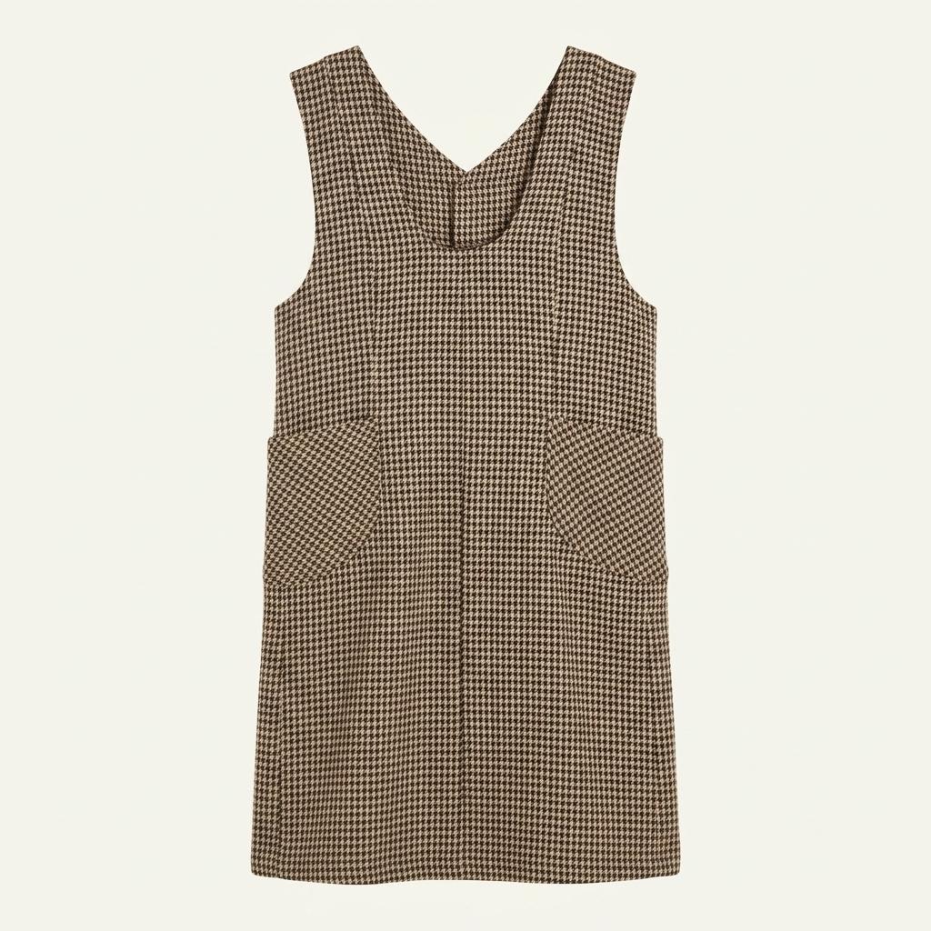 (88% 할인) TYCHEZ VINTAGE hound tooth check onepiece 1