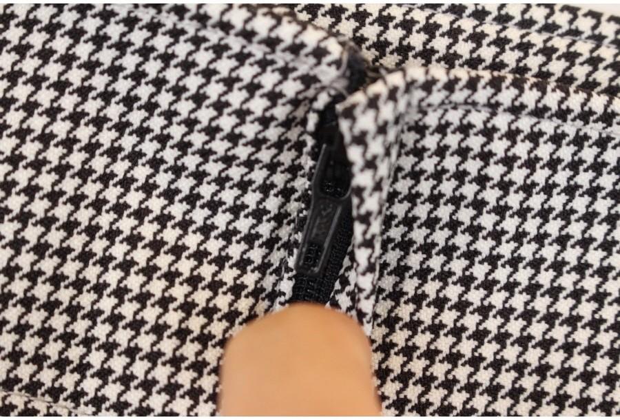 (90% 할인) TYCHEZ VINTAGE hound tooth check skirt 8