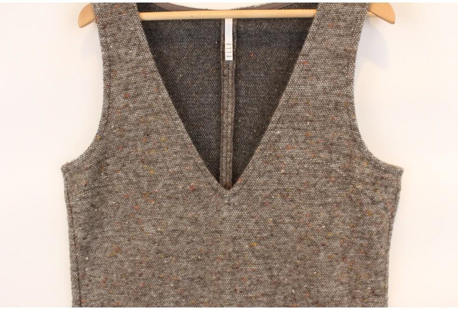 (90% 할인) ELLE mohair5% Bokashi sleeveless onepiece 5