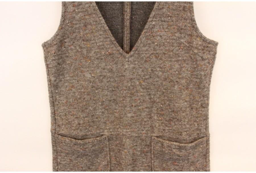 (90% 할인) ELLE mohair5% Bokashi sleeveless onepiece 6