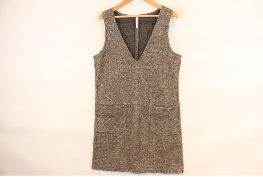 (90% 할인) ELLE mohair5% Bokashi sleeveless onepiece 2