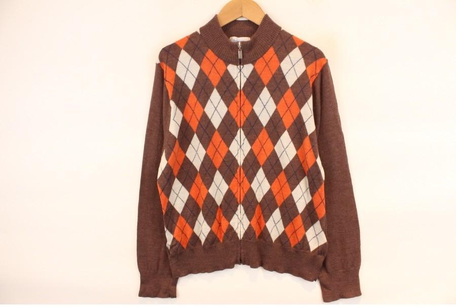(89% 할인) JANTZEN argyle pattern knit zipup 2