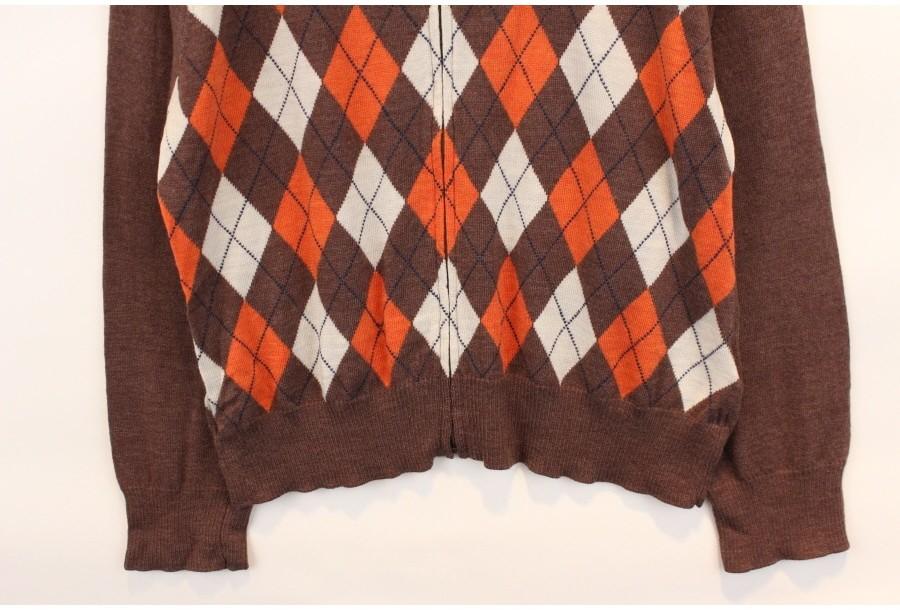 (89% 할인) JANTZEN argyle pattern knit zipup 7