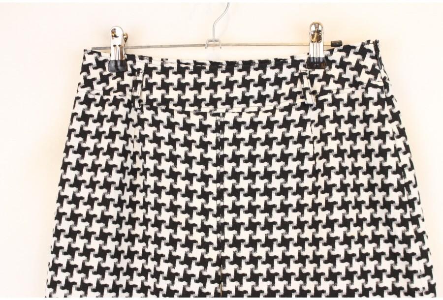 (88% 할인) POSHPOPPTE black+white pattern skirt 3