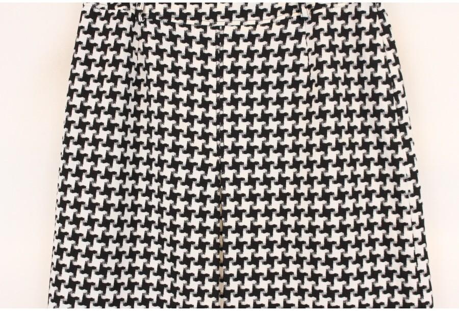 (88% 할인) POSHPOPPTE black+white pattern skirt 4