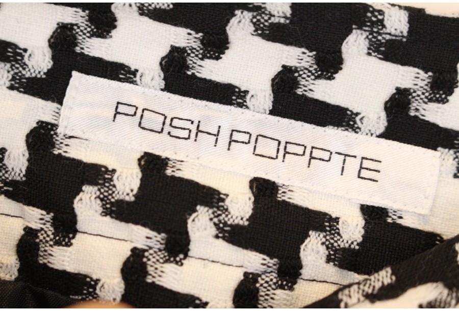 (88% 할인) POSHPOPPTE black+white pattern skirt 8